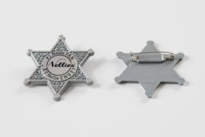 Nellie's Sheriff Badge